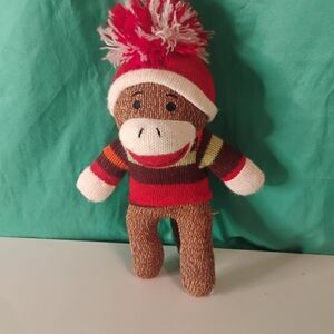 Dan Dee Stuffed Sock Monkey Figure